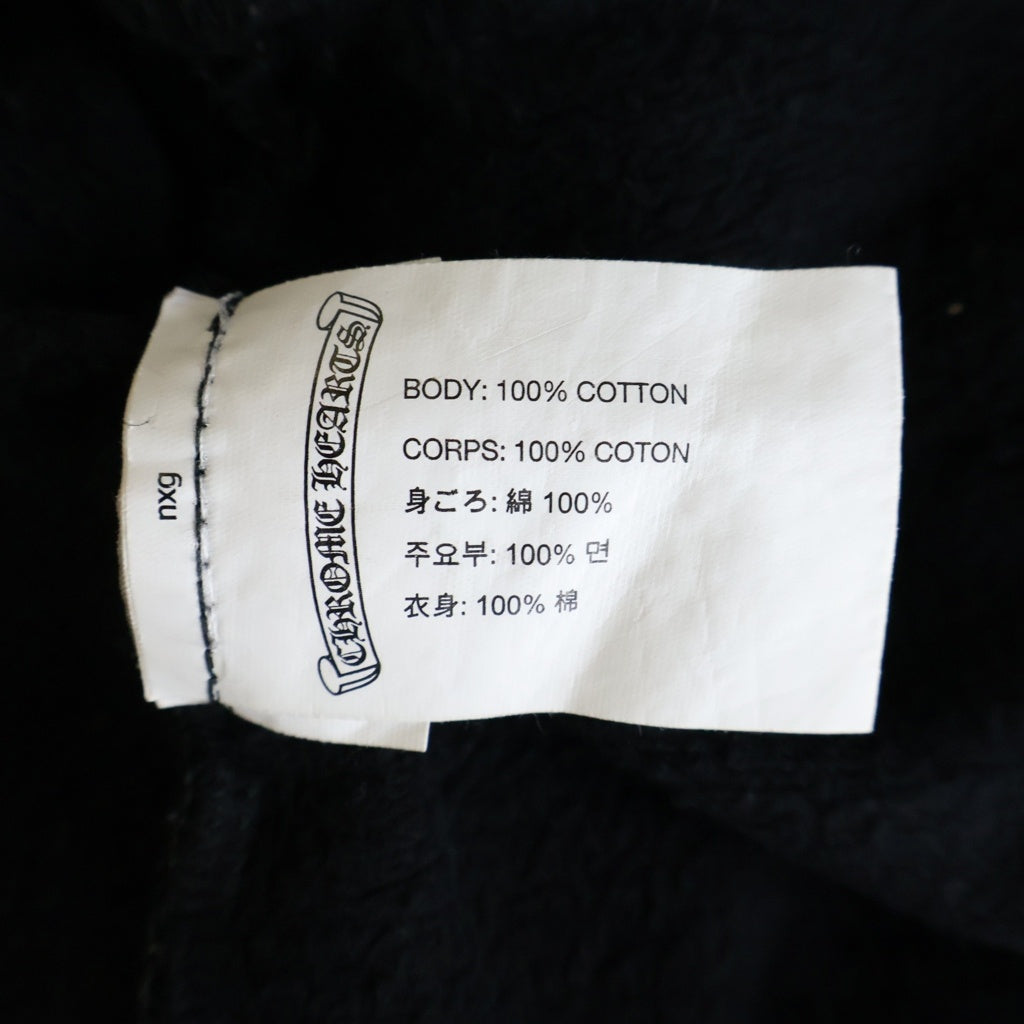 CHROME HEARTS(クロムハーツ) SWTSHRT HD PLVR バックホースシューチョンパープリントパーカー