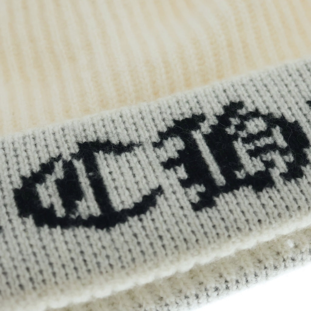 CHROME HEARTS(クロムハーツ) BIG DADDY ビッグダディ スターボタンCHプラス刺繍カシミヤニットキャップ帽子