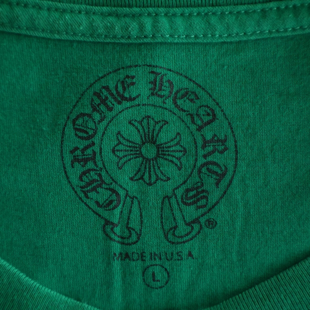 CHROME HEARTS(クロムハーツ) CH L/S 袖CHクロス ホースシュープリント 長袖Tシャツ