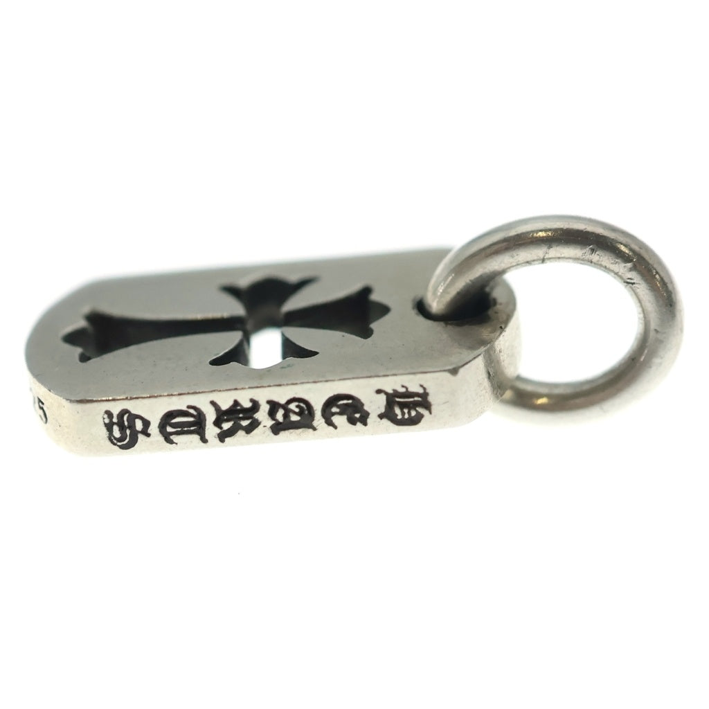 CHROME HEARTS(クロムハーツ) DT TNY CO CRS タイニーカットアウトクロスドッグタグ チャーム ペンダントトップ シルバー BCA252