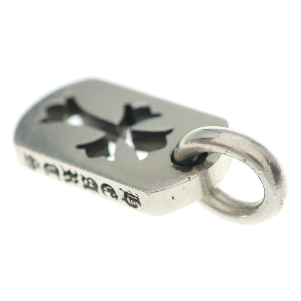 CHROME HEARTS(クロムハーツ) DT TNY CO CRS タイニーカットアウトクロスドッグタグ チャーム ペンダントトップ シルバー BCA252