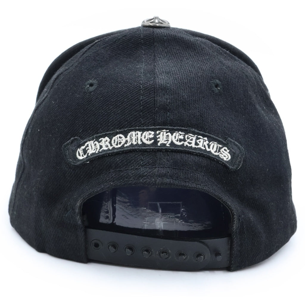 CHROME HEARTS(クロムハーツ) RS3 TRUCKER CAP RS3刺繍 クロスボール付 トラッカーキャップ 帽子 ブラック