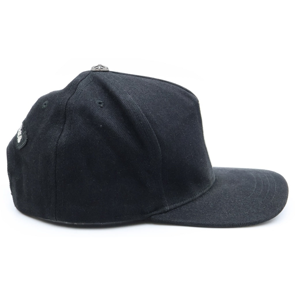 CHROME HEARTS(クロムハーツ) RS3 TRUCKER CAP RS3刺繍 クロスボール付 トラッカーキャップ 帽子 ブラック