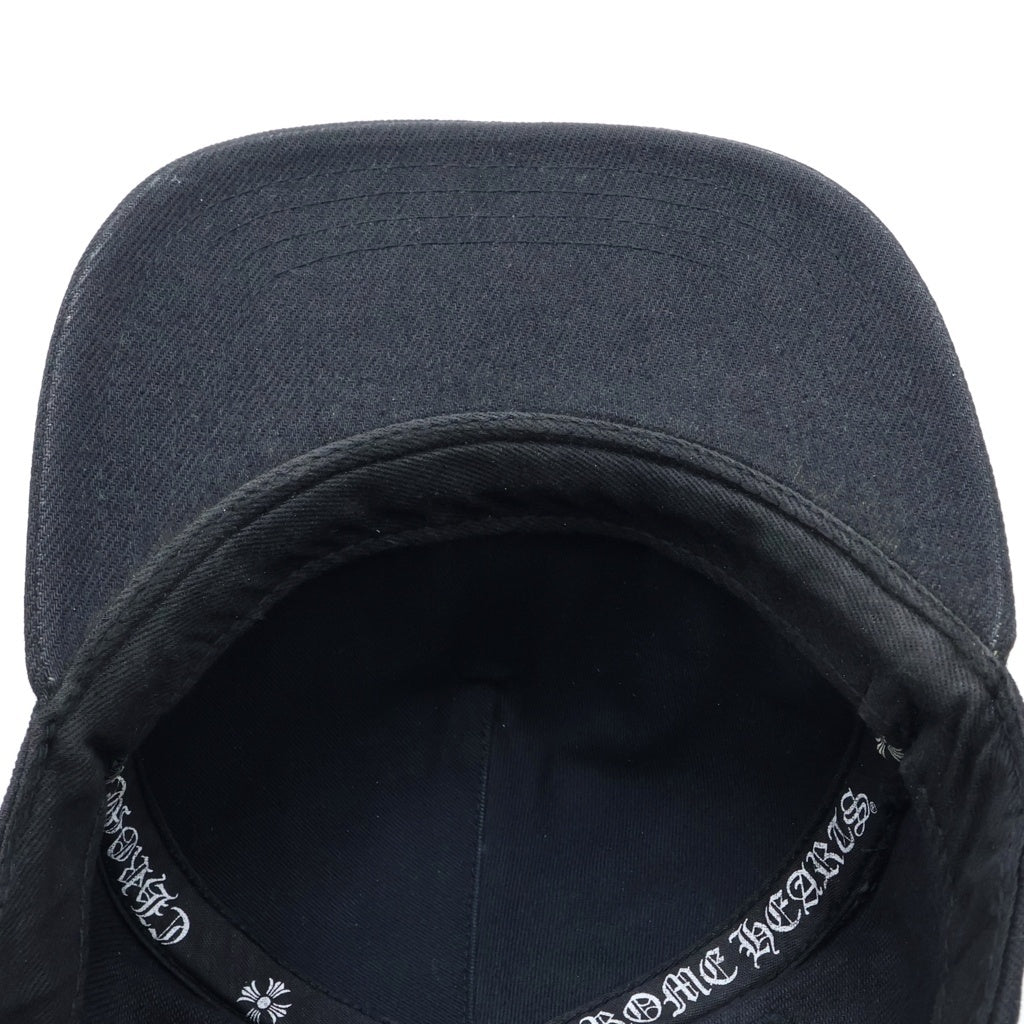 CHROME HEARTS(クロムハーツ) RS3 TRUCKER CAP RS3刺繍 クロスボール付 トラッカーキャップ 帽子 ブラック