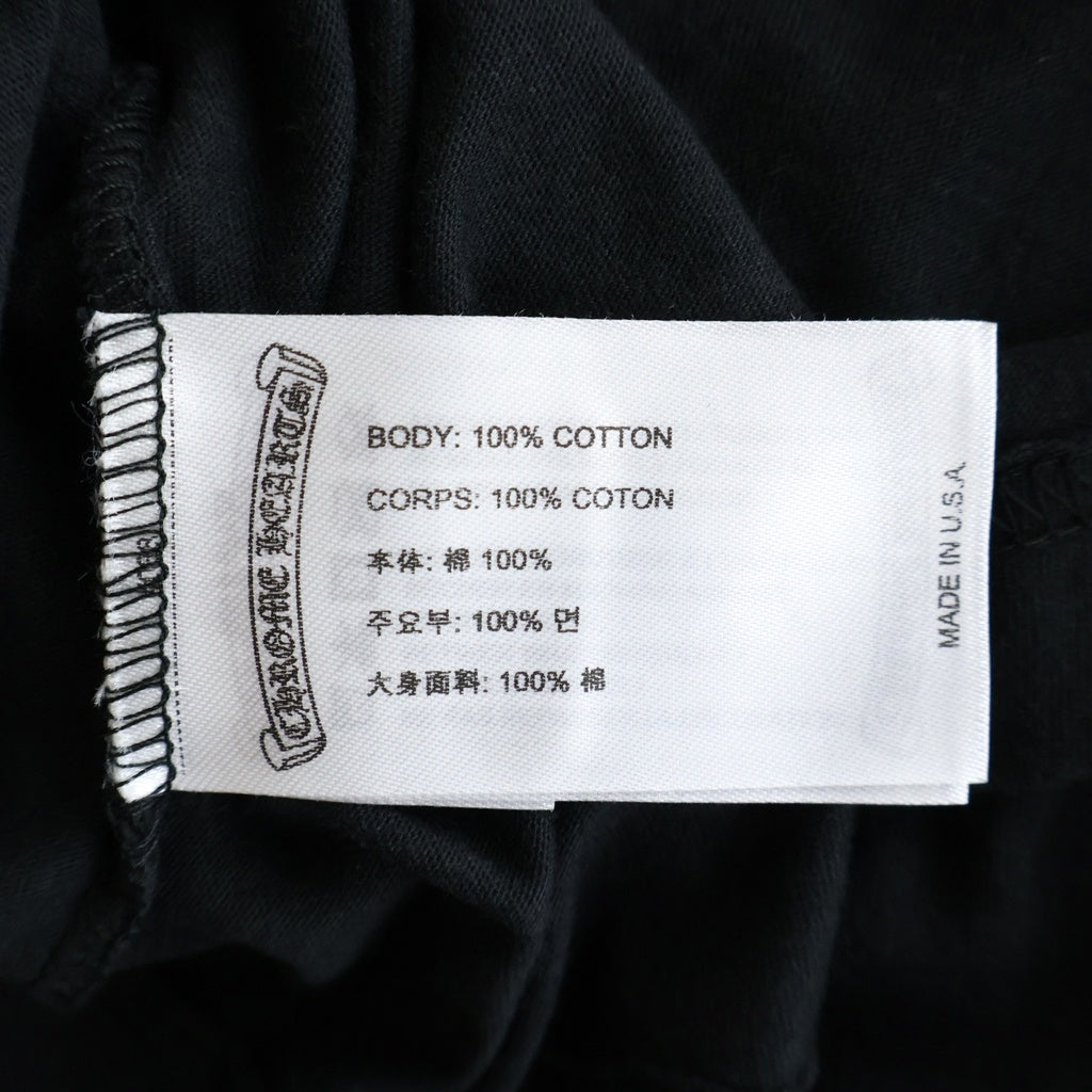 CHROME HEARTS(クロムハーツ) HORSESHOE S/S TEE BLACK/NEON YELLOW ホースシュー ショートスリーブ Tシャツ ブラック/イエロー