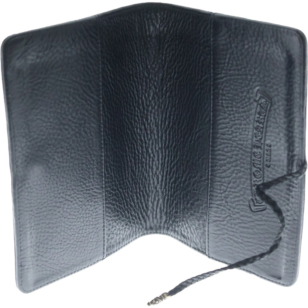 CHROME HEARTS(クロムハーツ) AGENDA PLAIN アジェンダ クロスボールボタンブックカバー ブラック