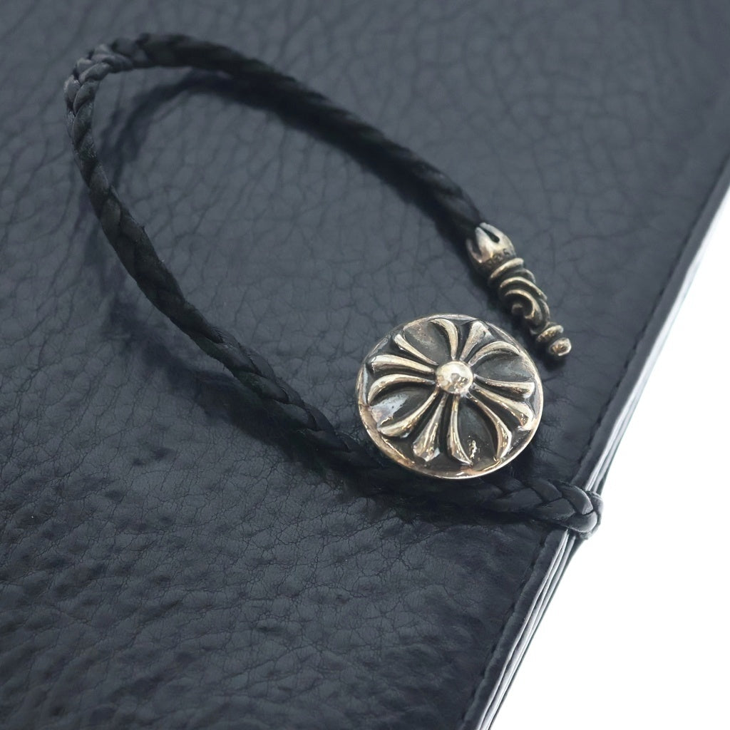 CHROME HEARTS(クロムハーツ) AGENDA PLAIN アジェンダ クロスボールボタンブックカバー ブラック