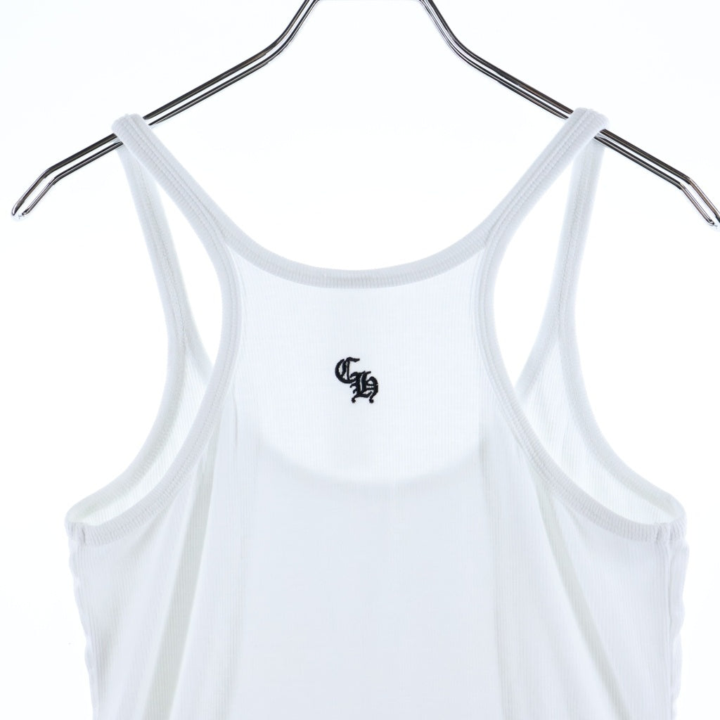 CHROME HEARTS(クロムハーツ) Y NOT CH Logo Embroidery Camisole CHロゴ刺繍 キャミソール タンクトップ レディース