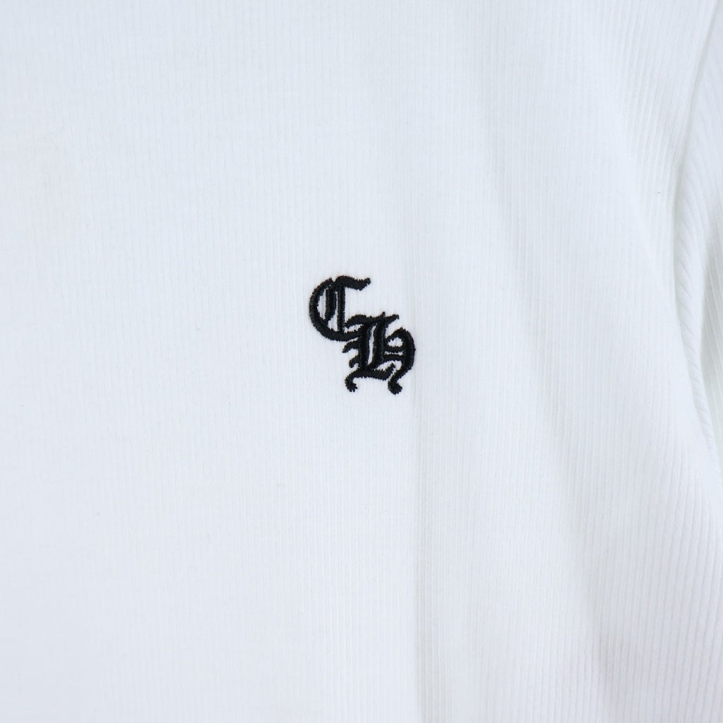 CHROME HEARTS(クロムハーツ) Y NOT CH Embroidery Long Sleeve CH刺繍 ロングスリーブTシャツ 長袖カットソー レディース