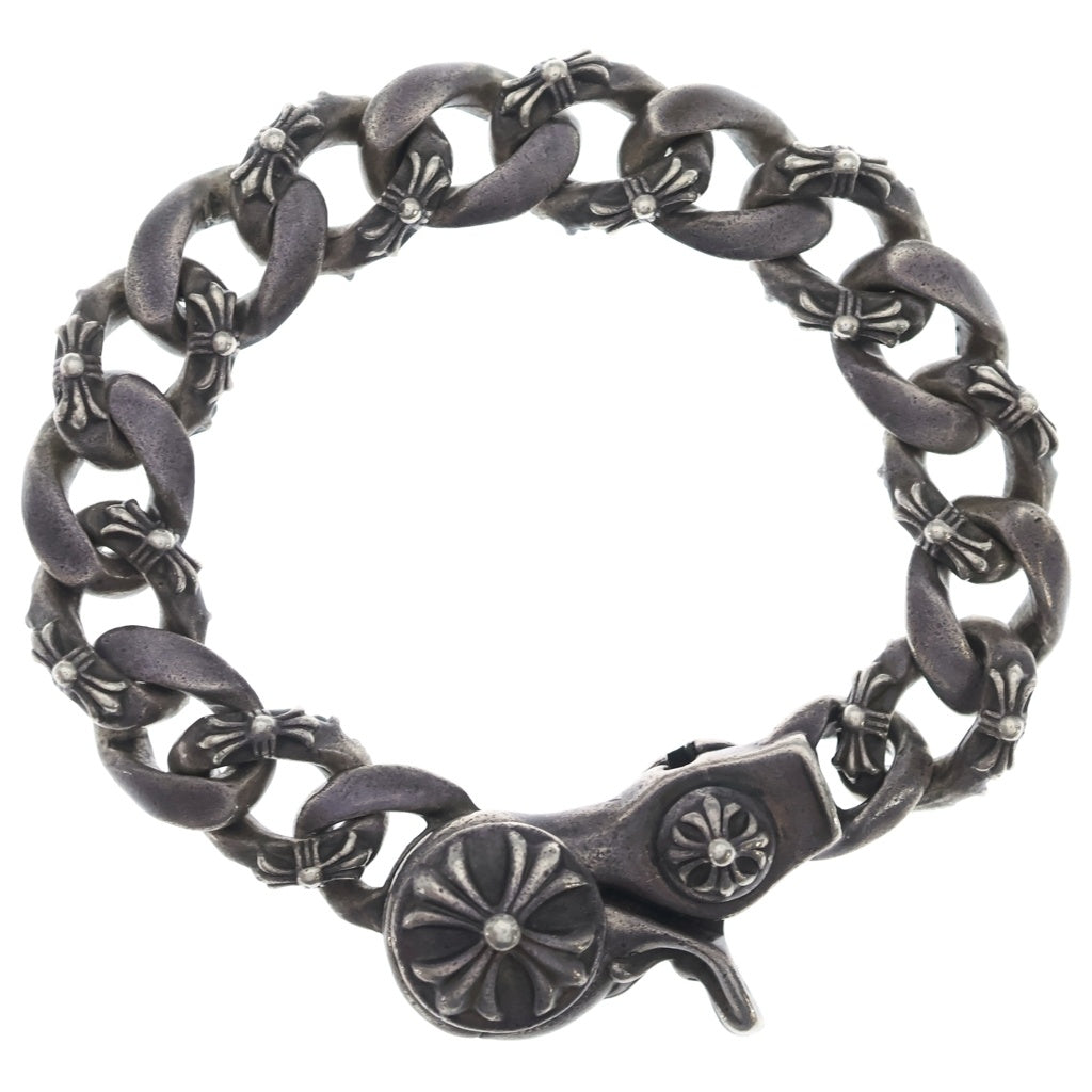 CHROME HEARTS(クロムハーツ) OLD FNCY CHN LNK オールド ファンシーリンククリップブレスレット 15リンク シルバー BCA145