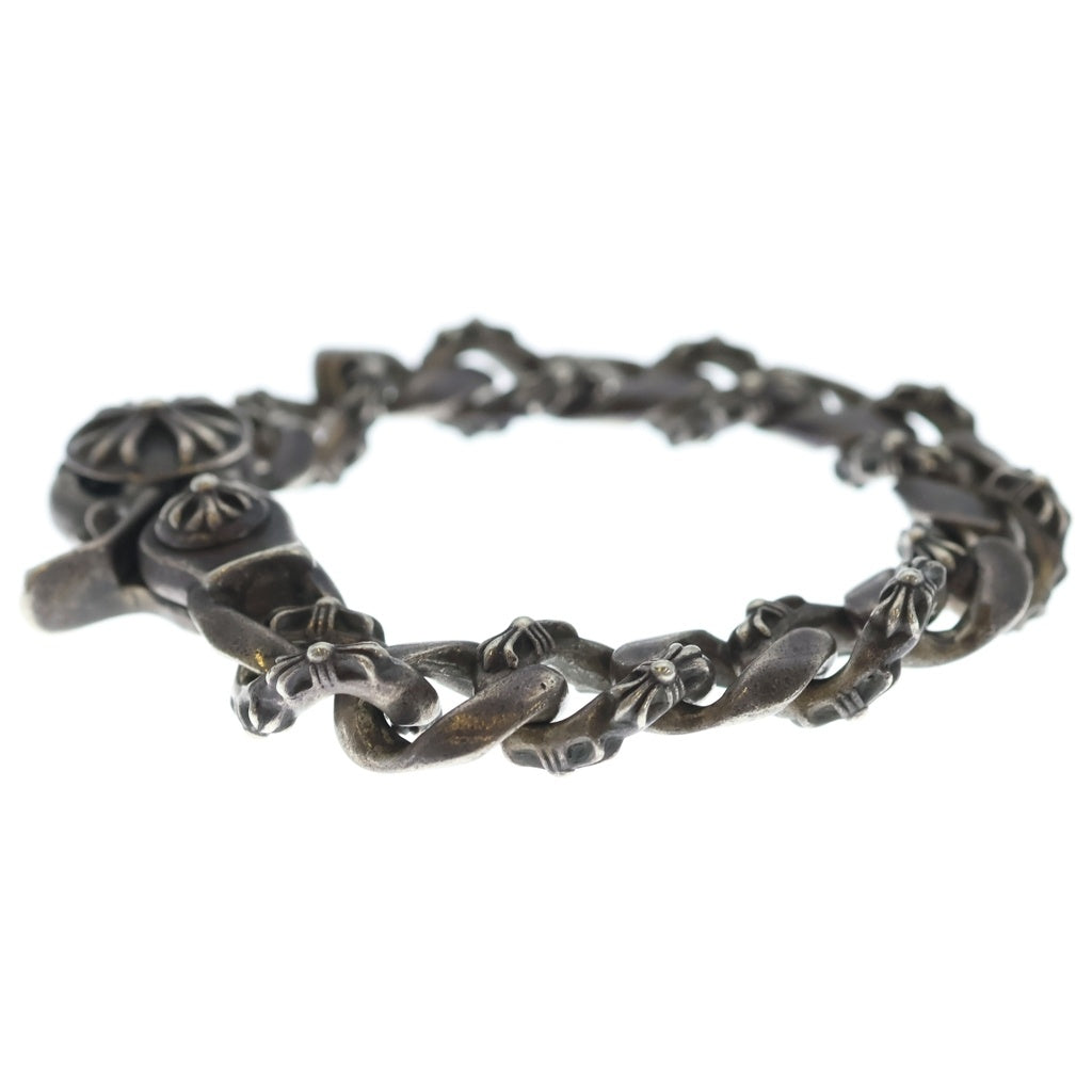 CHROME HEARTS(クロムハーツ) OLD FNCY CHN LNK オールド ファンシーリンククリップブレスレット 15リンク シルバー BCA145