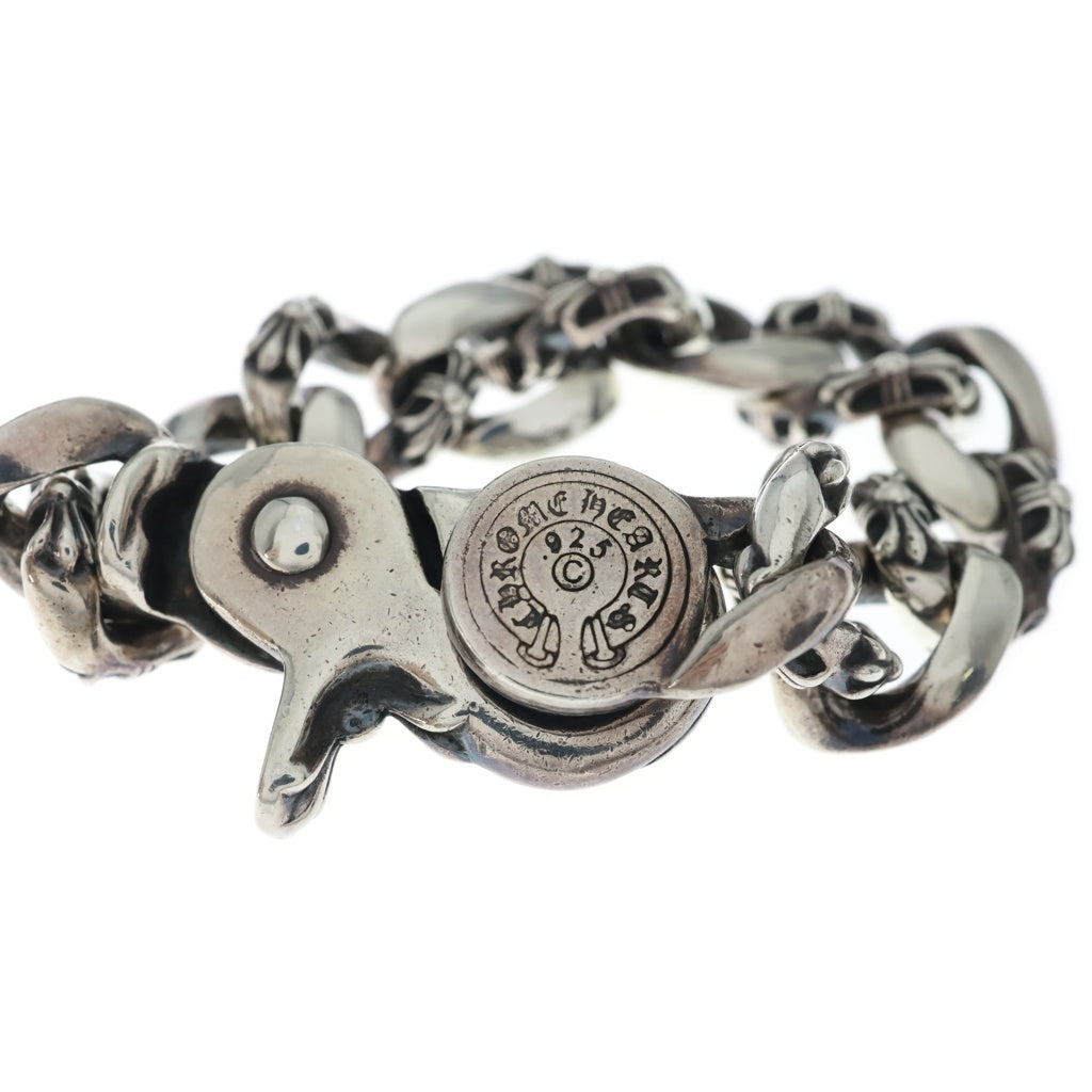 CHROME HEARTS(クロムハーツ) FNCY CHN LNK ファンシーリンククリップブレスレット 11リンク シルバー BCA145