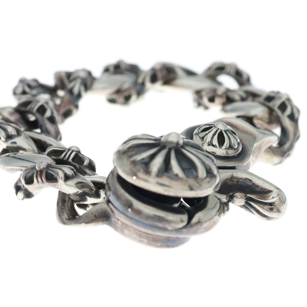 CHROME HEARTS(クロムハーツ) FNCY CHN LNK ファンシーリンククリップブレスレット 11リンク シルバー BCA145