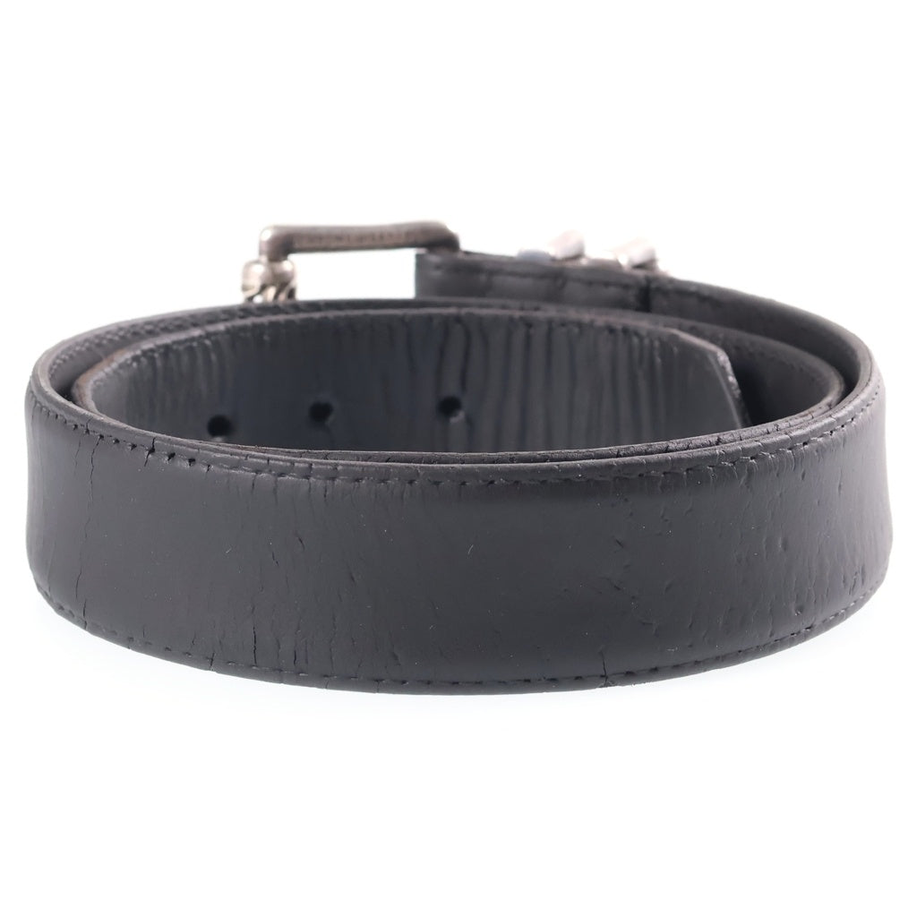 CHROME HEARTS(クロムハーツ) BLT ROLLER 3PC1.5inch 3PCローラーバックル レザーベルト シルバー BCA357
