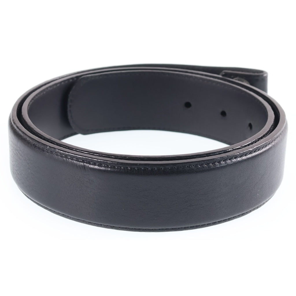 CHROME HEARTS(クロムハーツ) 1.5 STRAP 1.5inchスクロールレーベルリベッツ レザーベルト