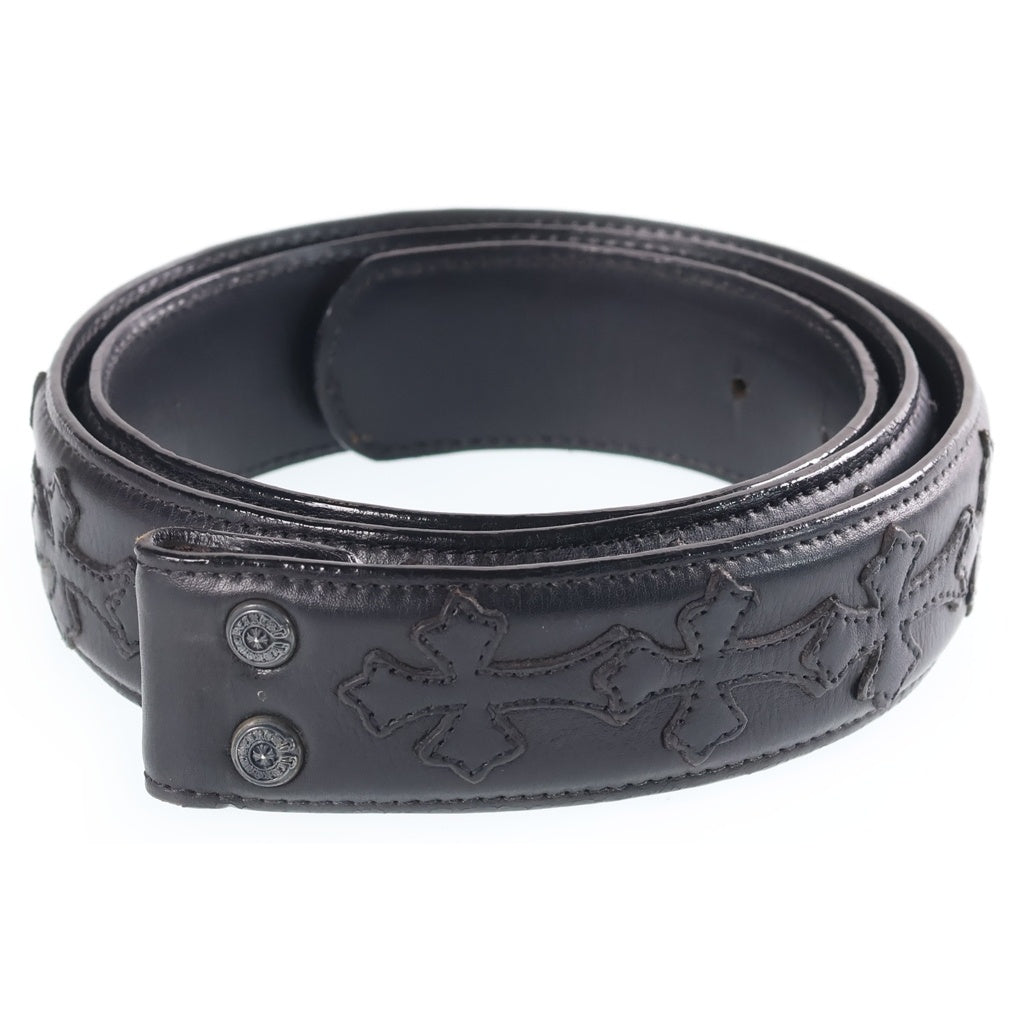 CHROME HEARTS(クロムハーツ) 1.5 STRAP CEMETERY 1.5inchセメタリークロスパッチ レザーベルト