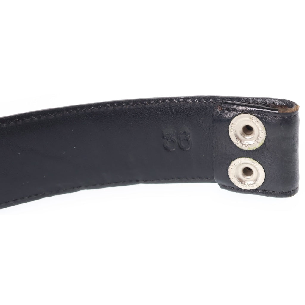CHROME HEARTS(クロムハーツ) 1.5 STRAP CEMETERY 1.5inchセメタリークロスパッチ レザーベルト