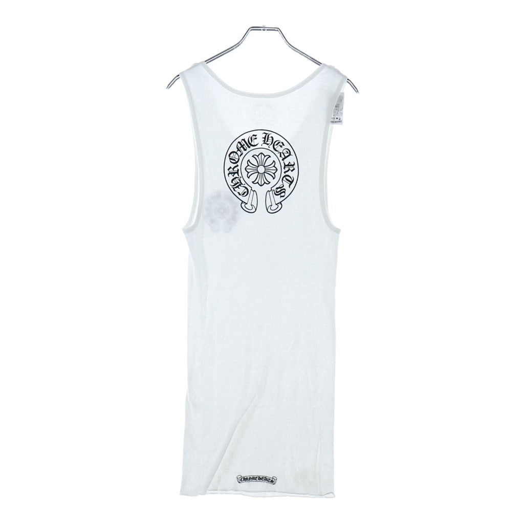 CHROME HEARTS(クロムハーツ) RIB TANK ホースシューロゴタンクトップ ホワイト