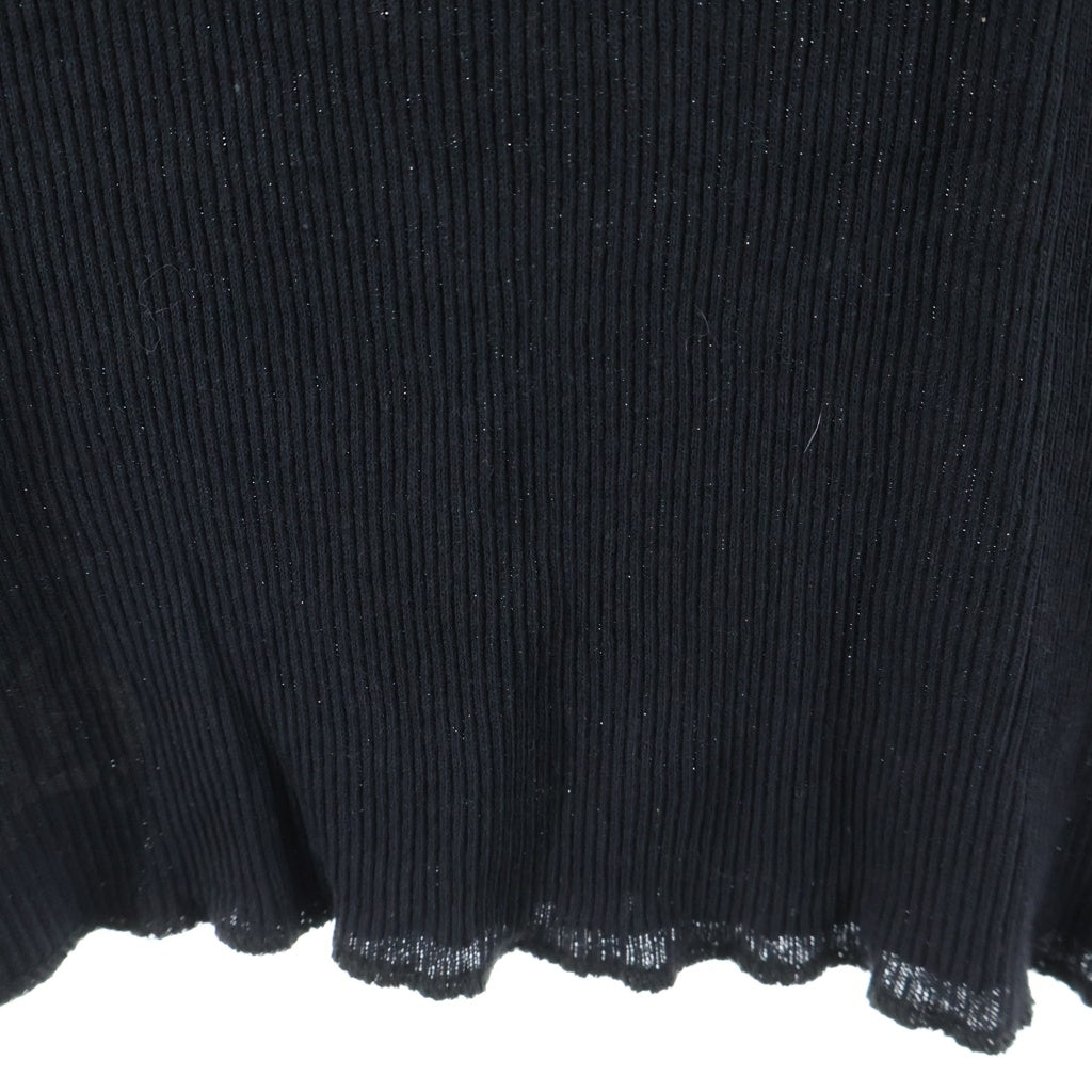 CHROME HEARTS(クロムハーツ) RIB TANK Tバーロゴ タンクトップ ブラック