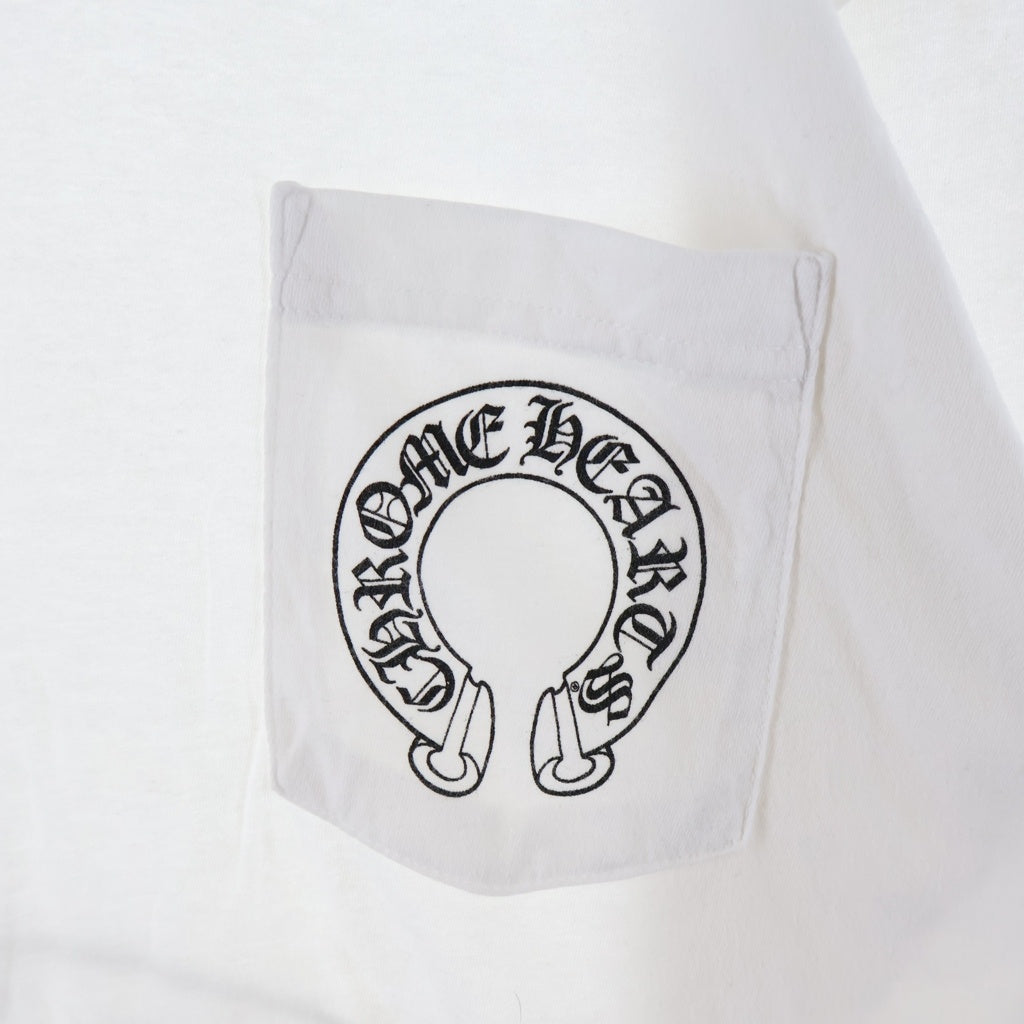 CHROME HEARTS(クロムハーツ) CH L/S T-SHIRT アームフローラル バックホースシュープリント 長袖Tシャツ ロンT