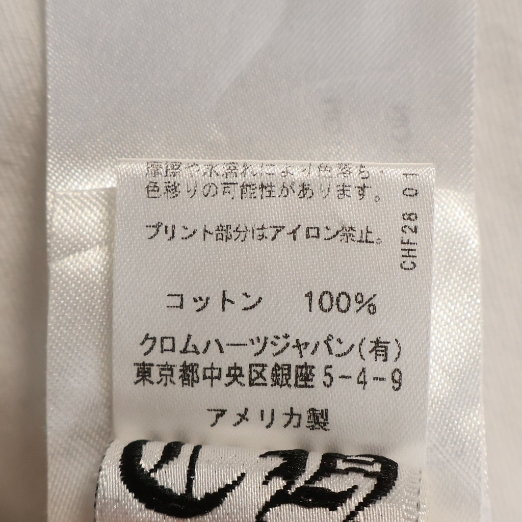 CHROME HEARTS(クロムハーツ) CH L/S T-SHIRT アームフローラル バックホースシュープリント 長袖Tシャツ ロンT