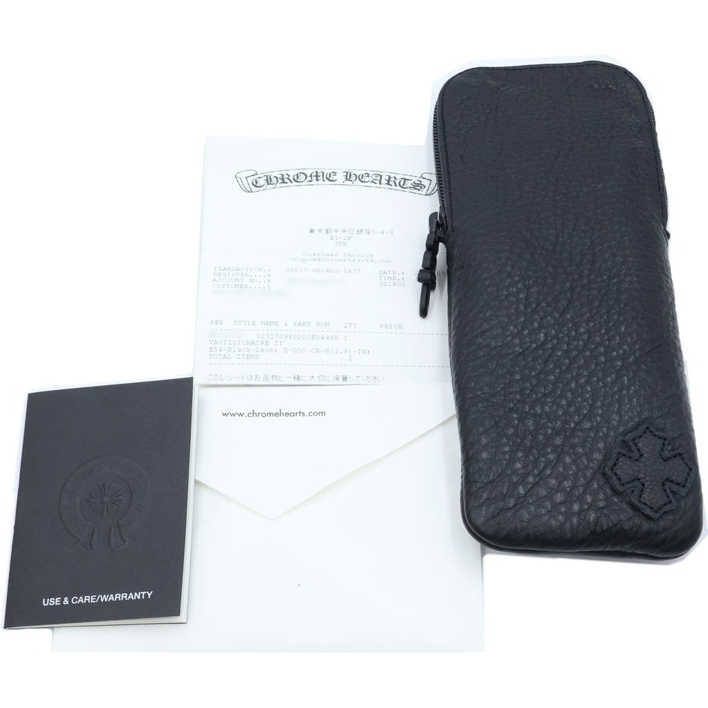 CHROME HEARTS(クロムハーツ) VAGILLIONAIRE II ダガーテンプル眼鏡
