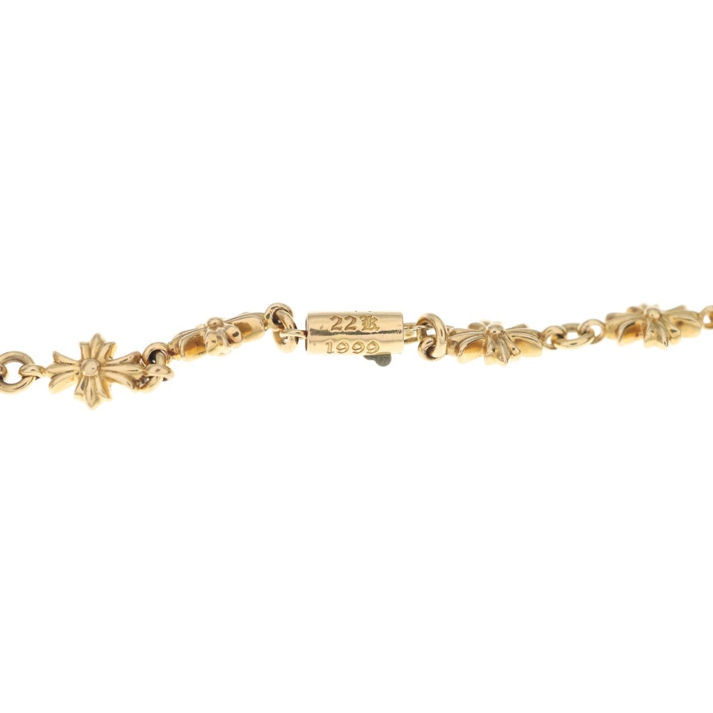 CHROME HEARTS(クロムハーツ) 22K TNY E CH PLS タイニーECHプラス ゴールドネックレス