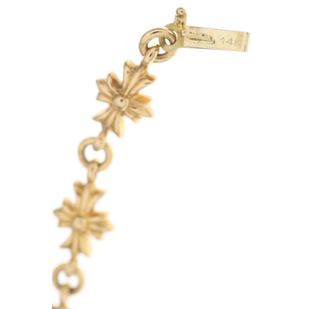 CHROME HEARTS(クロムハーツ) 22K TNY E CH PLS タイニーECHプラス ゴールドネックレス