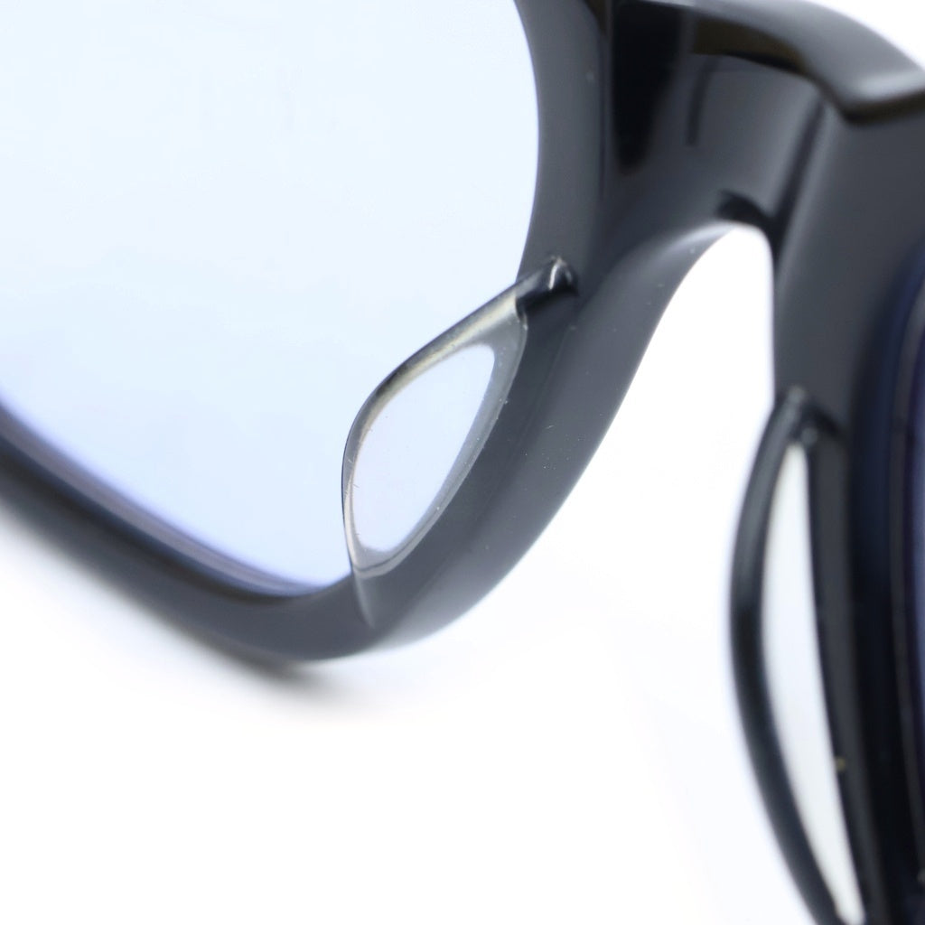 CHROME HEARTS(クロムハーツ) COX UCKER CHクロステンプルサングラス メガネ アイウェア ブラック/ゴールド