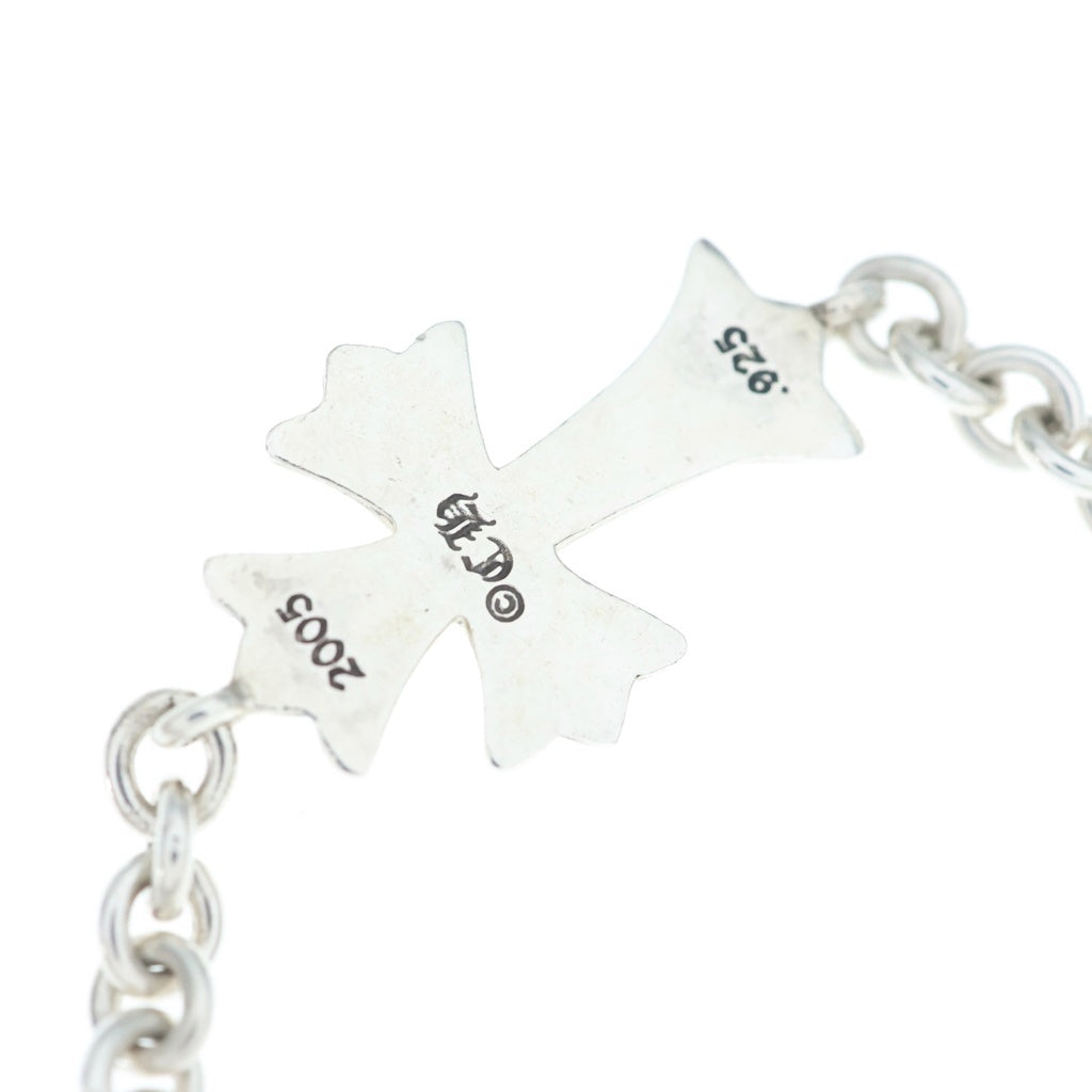 CHROME HEARTS(クロムハーツ) CHN TNY CH CRS タイニーCHクロスチェーン シルバーブレスレット