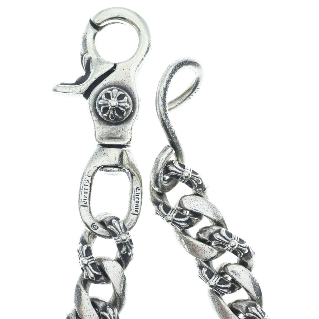 CHROME HEARTS(クロムハーツ) FANCY LONG-S/1クリップロングファンシー ウォレットチェーン シルバー BCA074