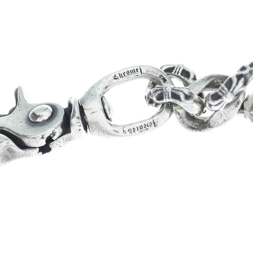 CHROME HEARTS(クロムハーツ) FANCY LONG-S/1クリップロングファンシー ウォレットチェーン シルバー BCA074
