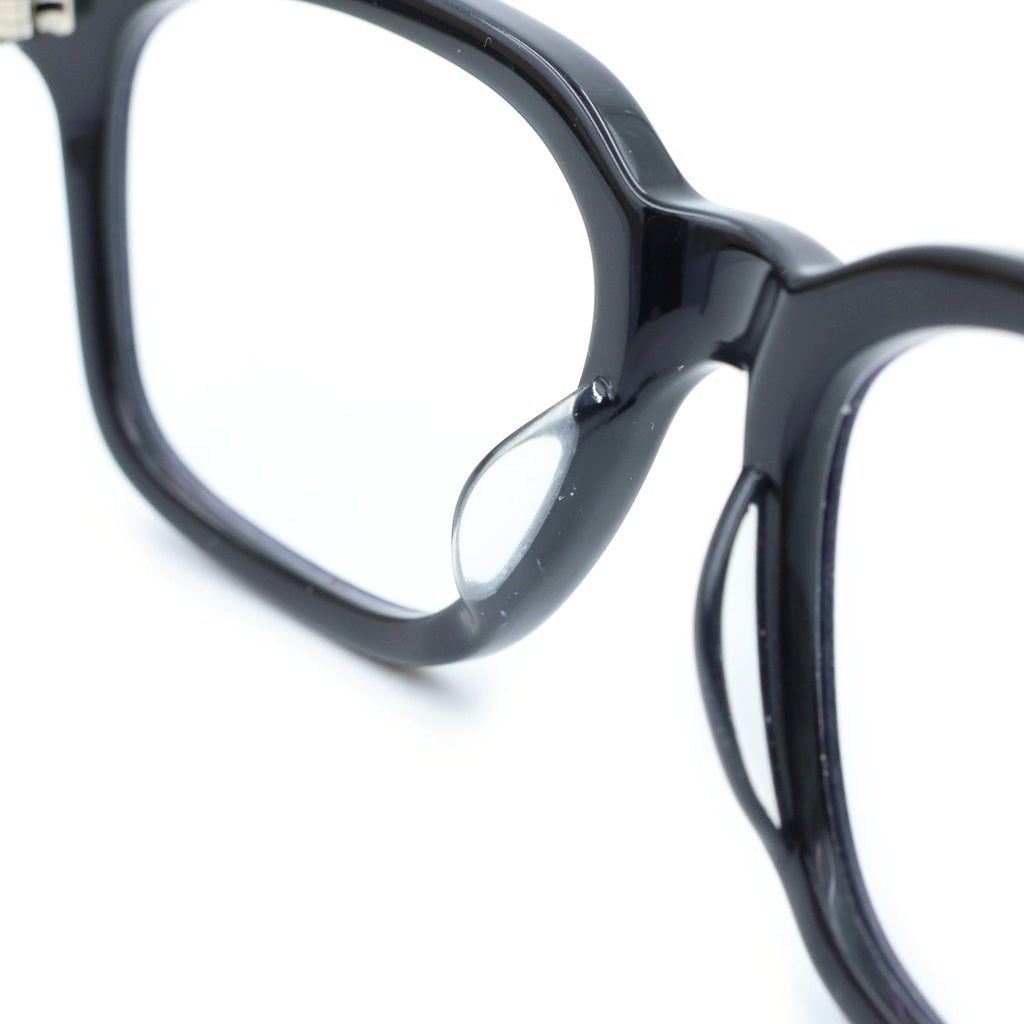 CHROME HEARTS(クロムハーツ) COX UCKER CHクロステンプルサングラス メガネ アイウェア ブラック/シルバー