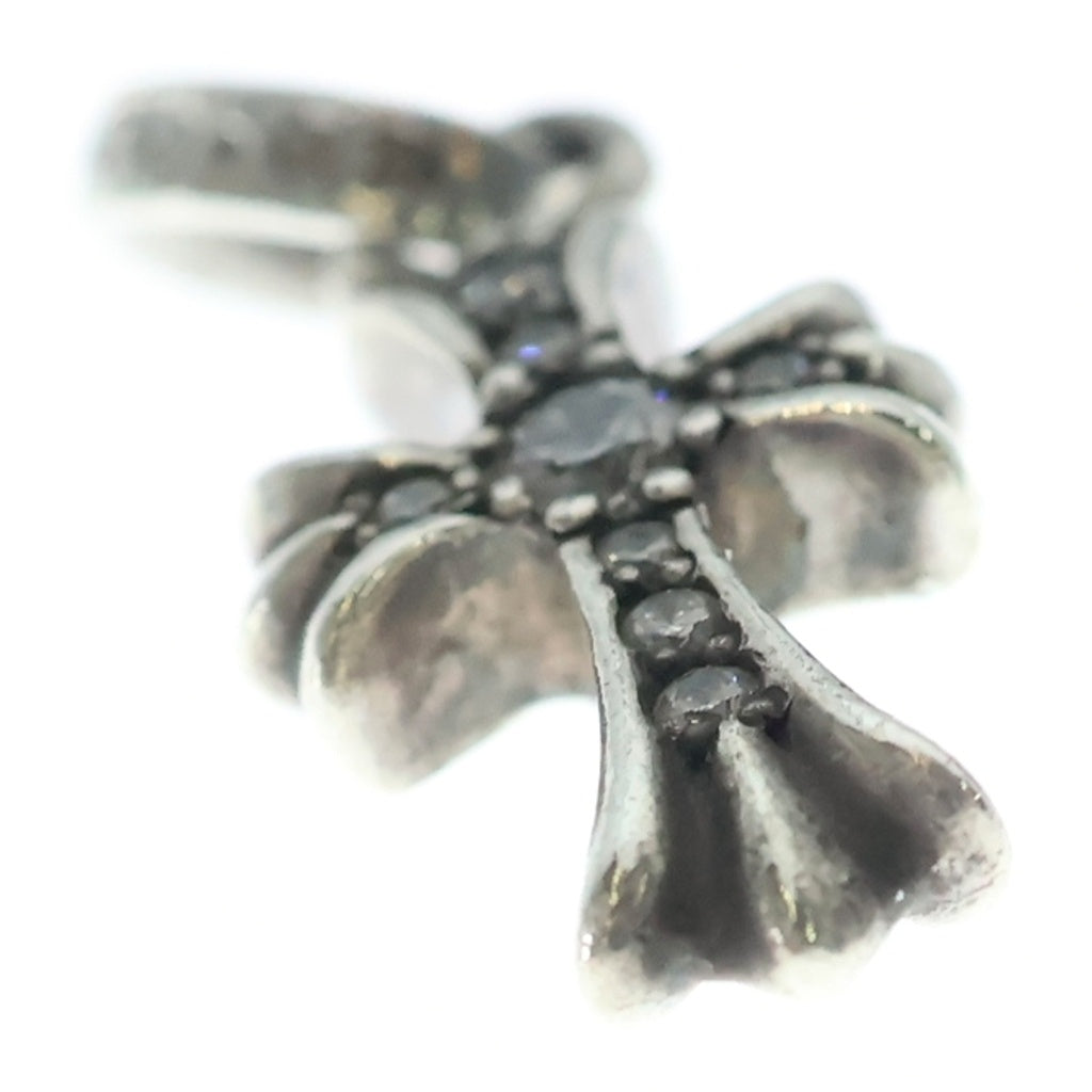 CHROME HEARTS(クロムハーツ) CRS BBYFAT P DMND ベイビーファットクロス PAVEダイヤ ペンダントトップ シルバーBCA234