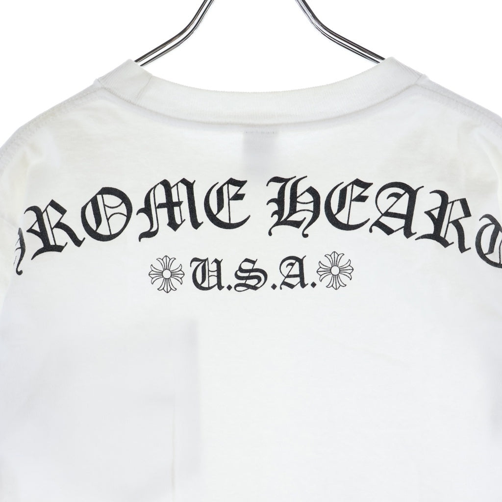 CHROME HEARTS(クロムハーツ) OLD ARCH LOGO TEE オールド アーチロゴプリント 半袖Tシャツ カットソー ホワイト