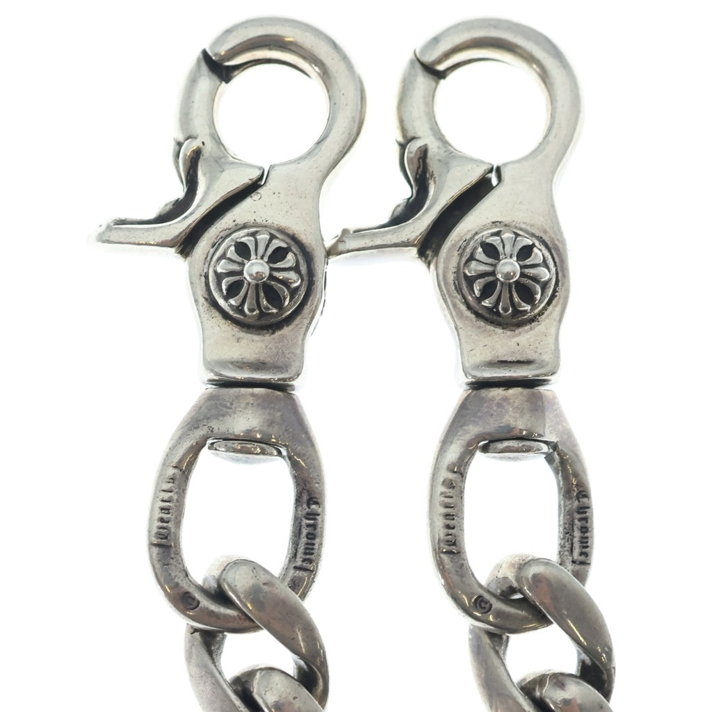 CHROME HEARTS(クロムハーツ) CLASSIC LONG-T/2クリップロングクラシック ウォレットチェーン シルバー BCA066