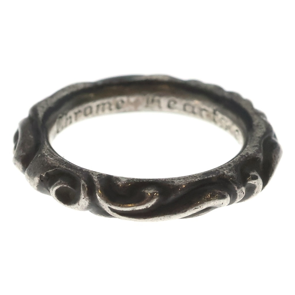 CHROME HEARTS(クロムハーツ) SCRL BAND スクロールバンド リング シルバー BCA351