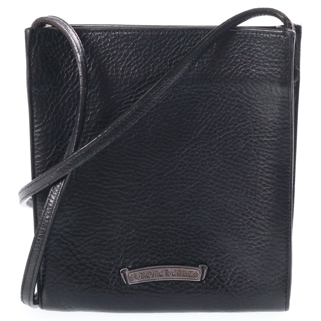 CHROME HEARTS(クロムハーツ) SQ PKT 3CEME CRS スクエアポケット レザーショルダーバッグ レディース
