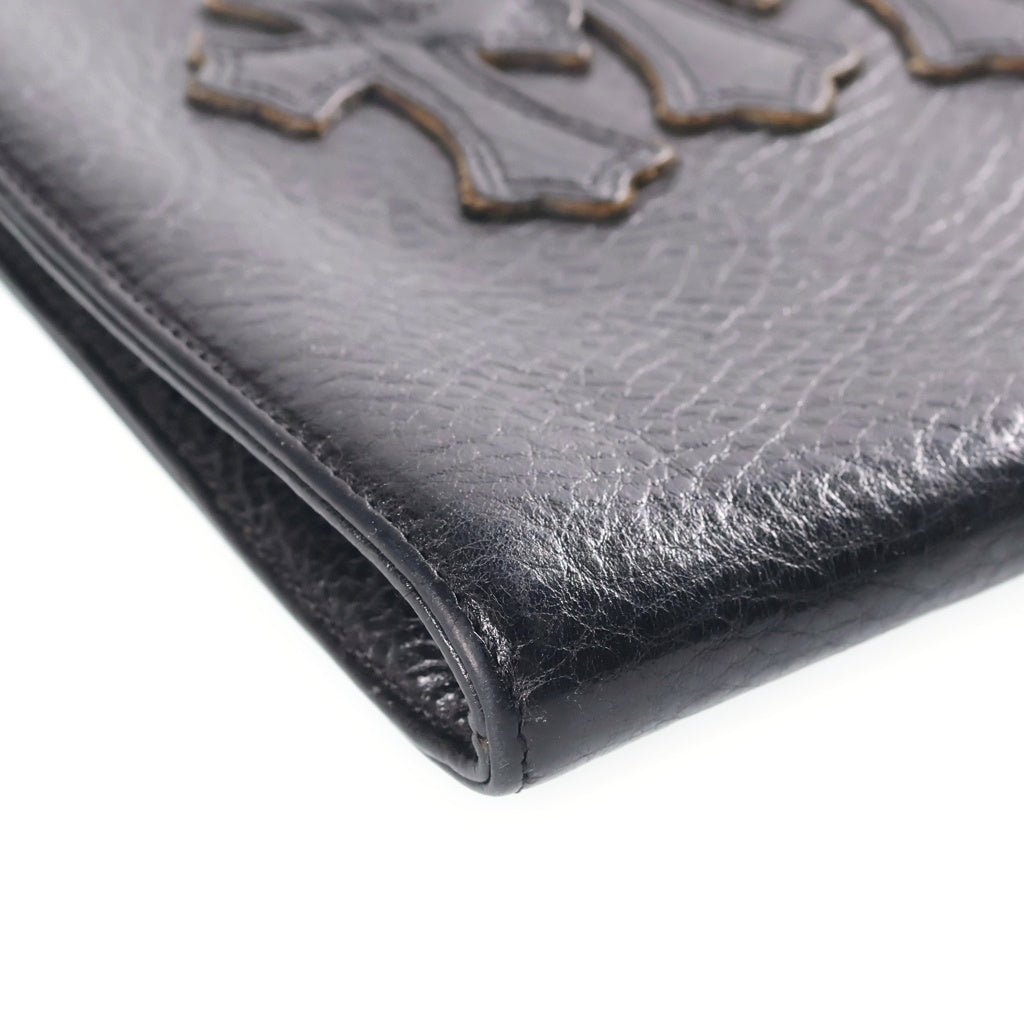 CHROME HEARTS(クロムハーツ) SQ PKT 3CEME CRS スクエアポケット レザーショルダーバッグ レディース