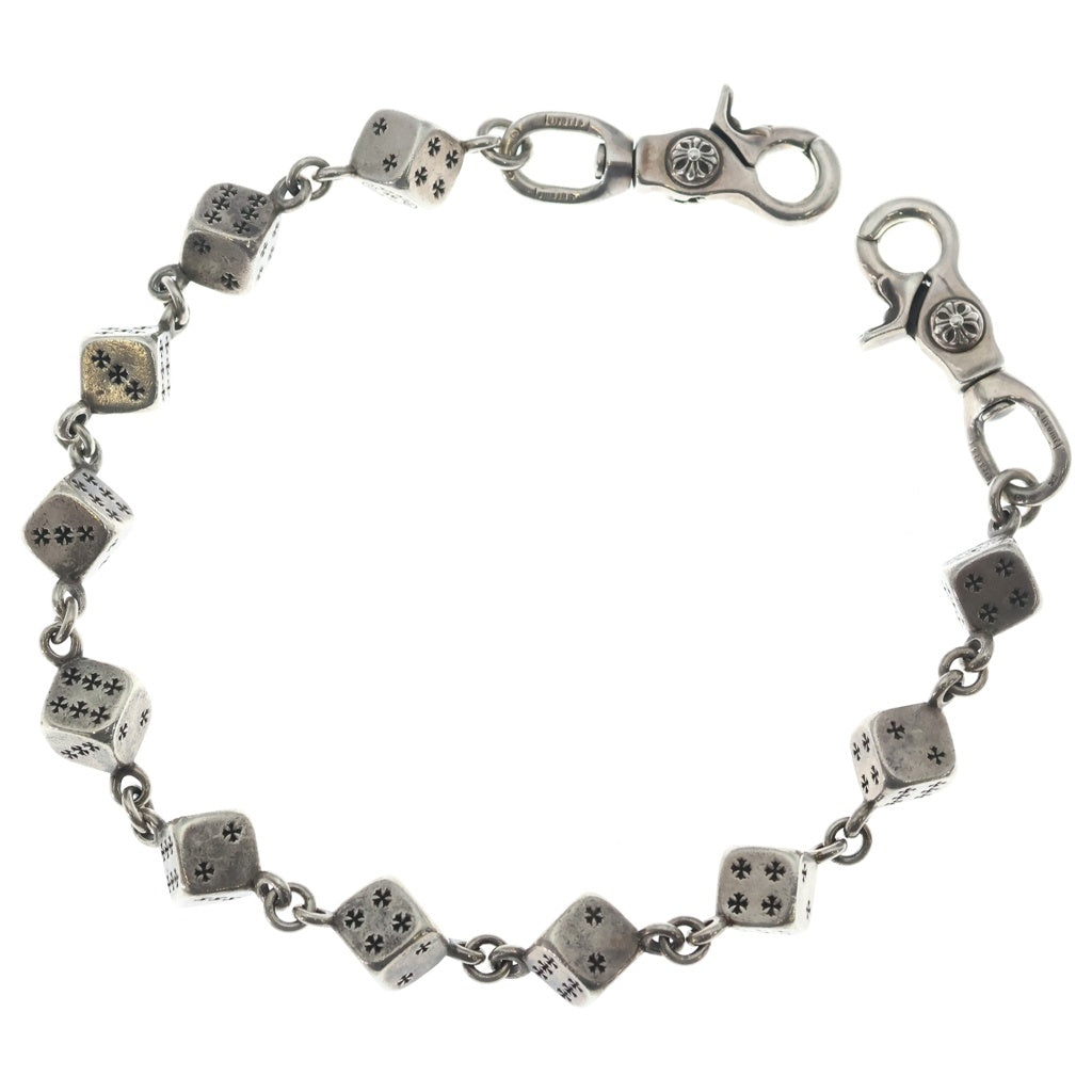 CHROME HEARTS(クロムハーツ) DICE LINK-2 2クリップダイス シルバーウォレットチェーン