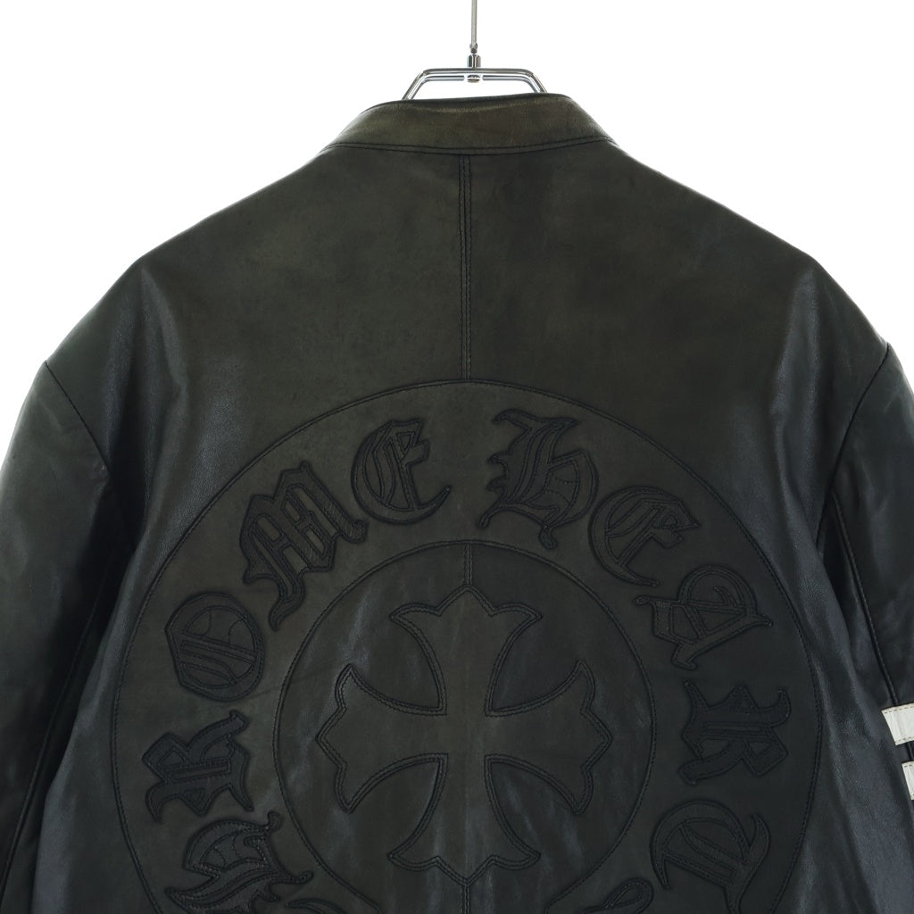 CHROME HEARTS(クロムハーツ) 10th Anniversary Aoyama Racing Jacket青山10周年記念 レーシングジャケット ブバッグホースシュー ブラック