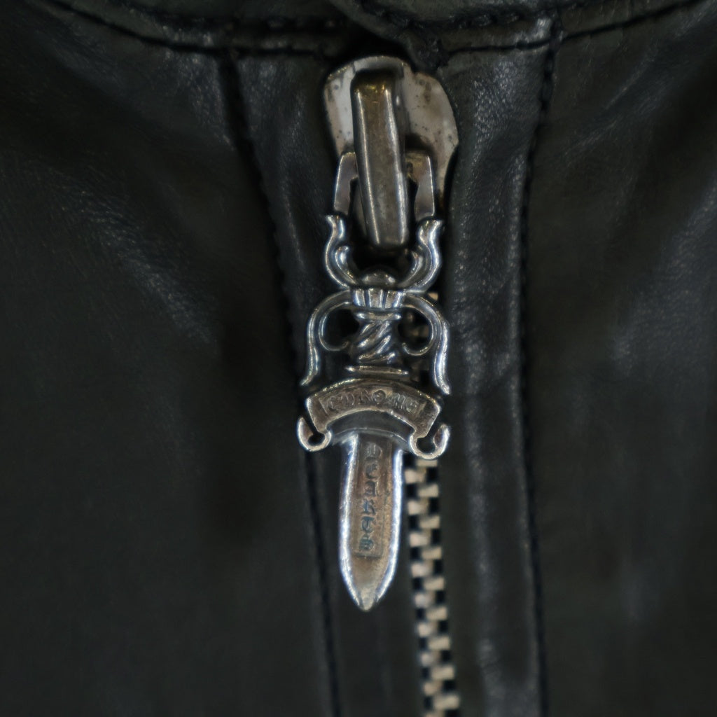 CHROME HEARTS(クロムハーツ) 10th Anniversary Aoyama Racing Jacket青山10周年記念 レーシングジャケット ブバッグホースシュー ブラック