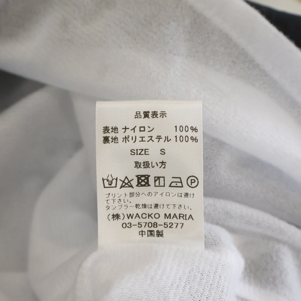 WACKO MARIA(ワコマリア) ×56 TATOO STUDIO COACH JACKET 56タトゥースタジオ コーチジャケット ブラック