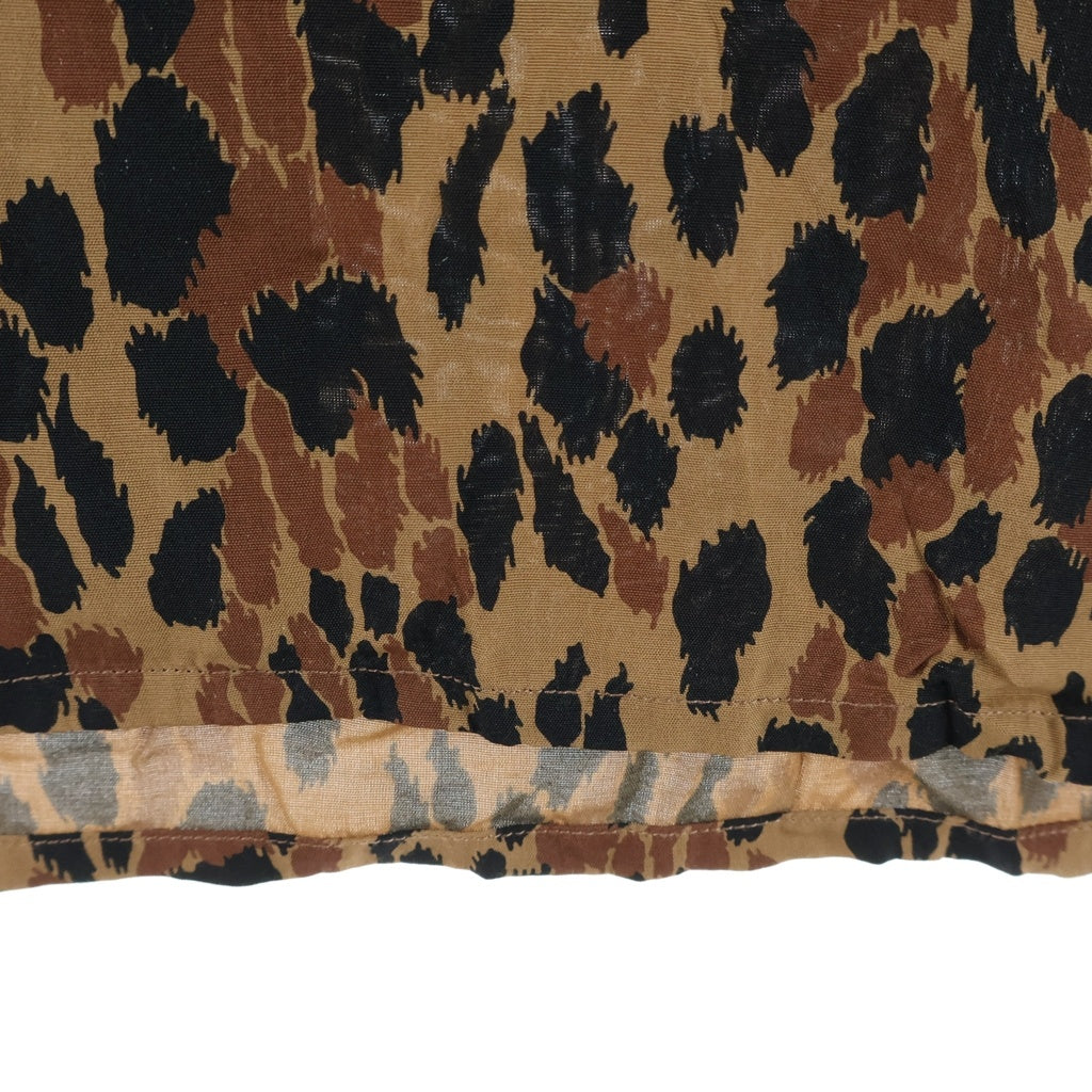 WACKO MARIA(ワコマリア) 25SS LEOPARD HAWAIIAN SHIRT レオパード ハワイアン 半袖シャツ ブラウン/ブラック