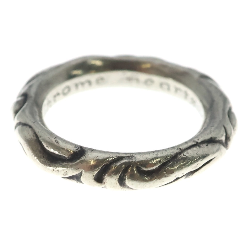 CHROME HEARTS(クロムハーツ) SCRL BAND スクロールバンド リング シルバー BCA351