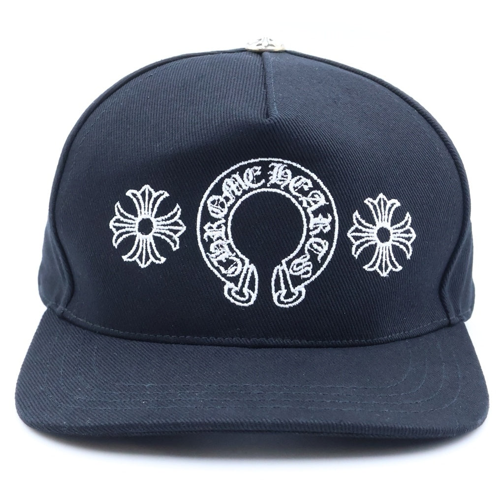CHROME HEARTS(クロムハーツ) TRUCKER CAP トラッカーキャップ ホースシューデザインクロスボール付メッシュ帽子