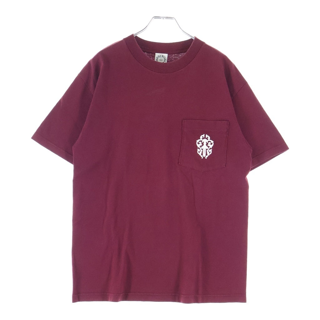 CHROME HEARTS(クロムハーツ) OLD VINE DGGR オールド ヴァインダガー プリント 半袖Tシャツ カットソー レッド
