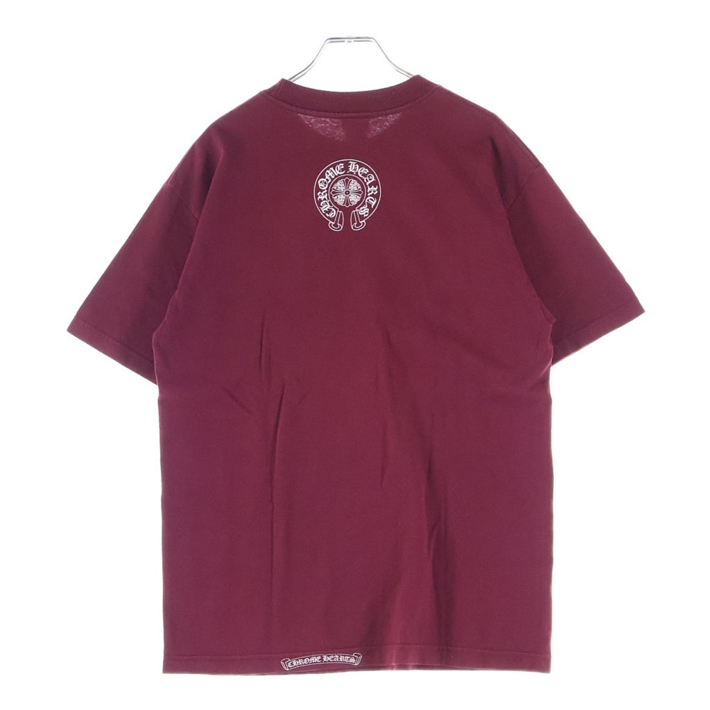 CHROME HEARTS(クロムハーツ) OLD VINE DGGR オールド ヴァインダガー プリント 半袖Tシャツ カットソー レッド