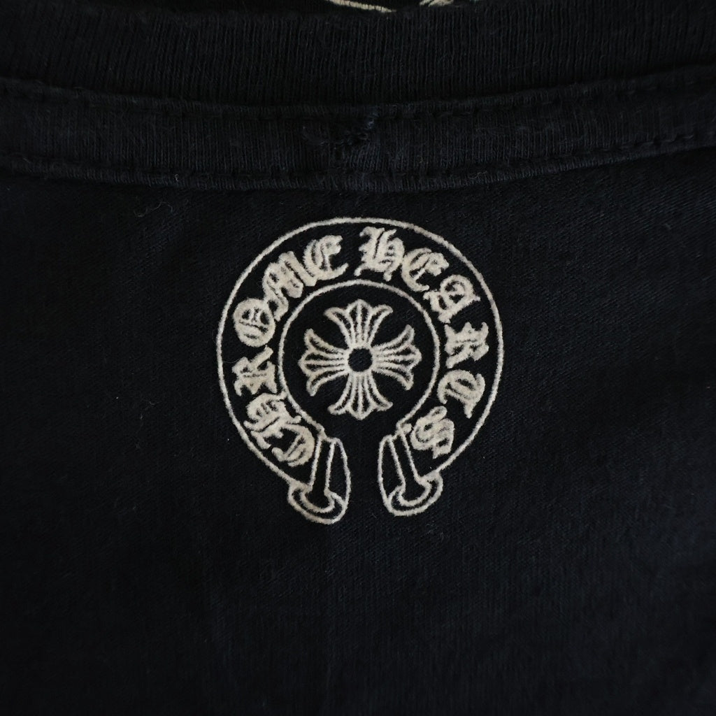 CHROME HEARTS(クロムハーツ) OLD V NECK CH PLS オールド Vネック CHプラス 半袖Tシャツ カットソー ブラック