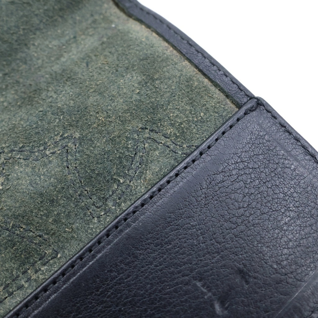 CHROME HEARTS(クロムハーツ) PASSPORT COVER パスポート クロスパッチ付きパスポートケース ブラック